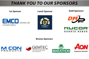 curling sponsors - winning team holding trophy